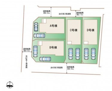 藤井寺市惣社、新築一戸建ての画像です