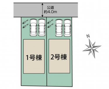 藤井寺市陵南町、新築一戸建ての画像です