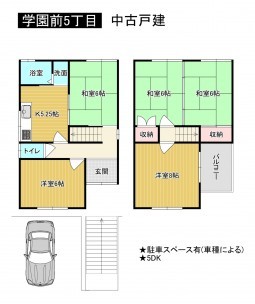 羽曳野市学園前、中古一戸建ての小学校画像です