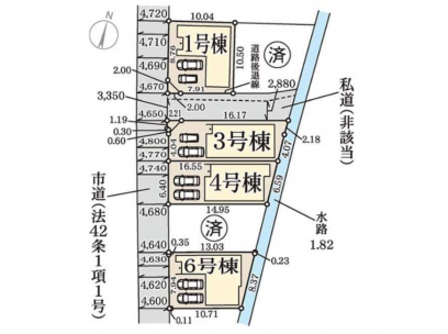 松原市南新町、新築一戸建ての画像です