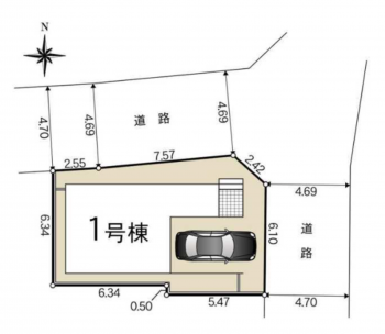 松原市阿保、新築一戸建ての画像です