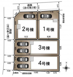 松原市立部、新築一戸建ての画像です