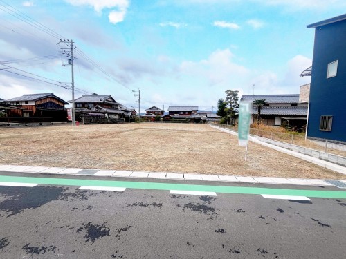 草津市南山田町、土地の外観画像です