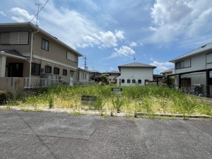 草津市桜ケ丘2丁目の土地の画像です