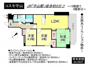 守山市守山１丁目のマンションの画像です