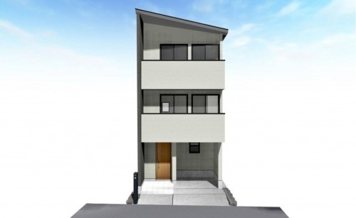 草津市渋川２丁目、一戸建ての外観画像です