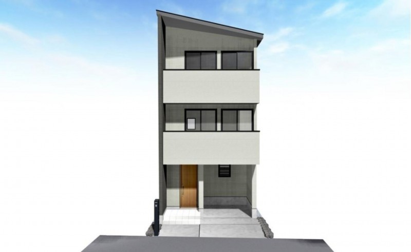 草津市渋川２丁目の一戸建ての画像です