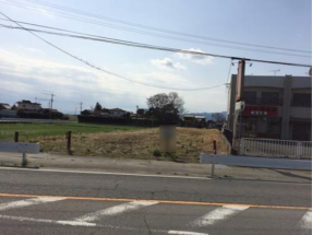 前面道路を含む現地写真