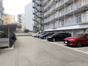 大阪市都島区東野田町、マンションの駐車場画像です