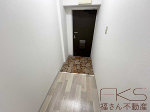 大阪市城東区関目、マンションの玄関画像です