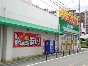 大阪市都島区大東町、中古一戸建てのドラッグストア画像です