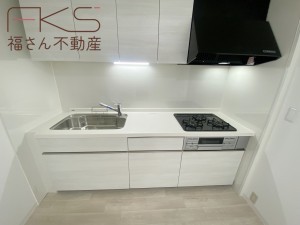 大阪市城東区中央、マンションのキッチン画像です