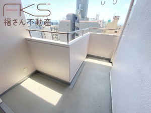 大阪市生野区新今里、マンションのバルコニー画像です