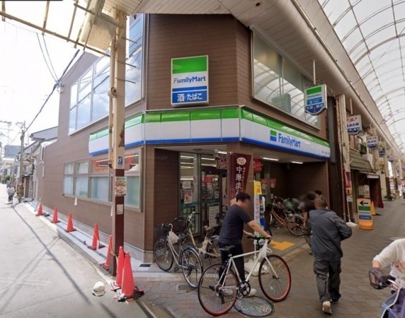 大阪市東成区東今里、中古一戸建てのコンビニ画像です