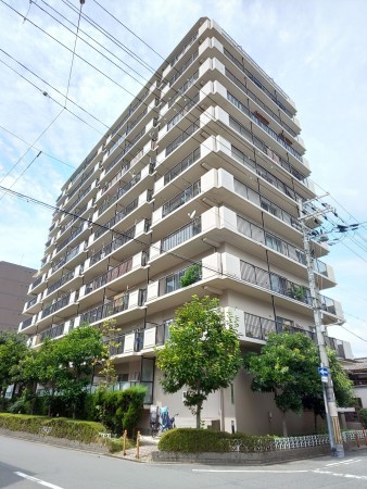 大阪市城東区野江、マンションの外観画像です