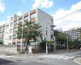 大阪市都島区善源寺町、マンションの小学校画像です