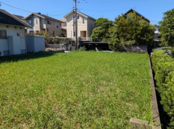 宮崎市花山手西、土地の画像です
