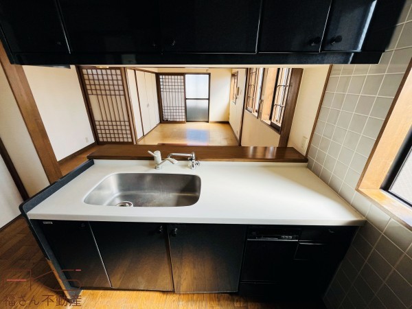 大阪市生野区生野東、中古一戸建てのキッチン画像です