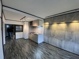 大阪市城東区永田、マンションの居間画像です
