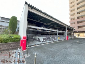 大阪市城東区鴫野西、マンションの駐車場画像です