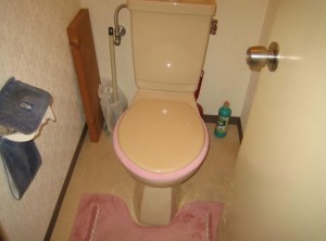 大阪市城東区関目、マンションのトイレ画像です