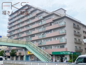 大阪市城東区中央、マンションの外観画像です