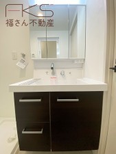 大阪市城東区関目、マンションの洗面画像です