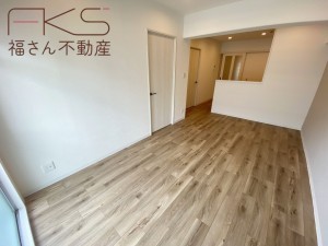 大阪市城東区関目、マンションの居間画像です