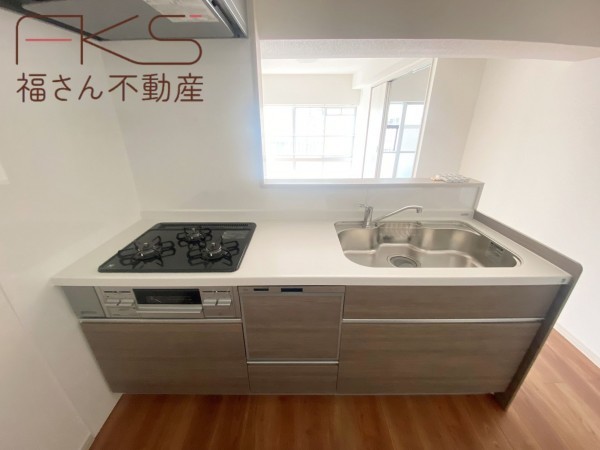 大阪市旭区高殿、マンションのキッチン画像です