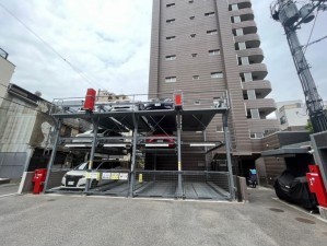大阪市東成区中道、マンションの駐車場画像です