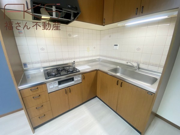 大阪市城東区新喜多東、マンションのキッチン画像です
