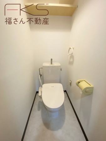 大阪市城東区新喜多東、マンションのトイレ画像です