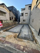 大阪市鶴見区中茶屋、新築一戸建ての外観画像です