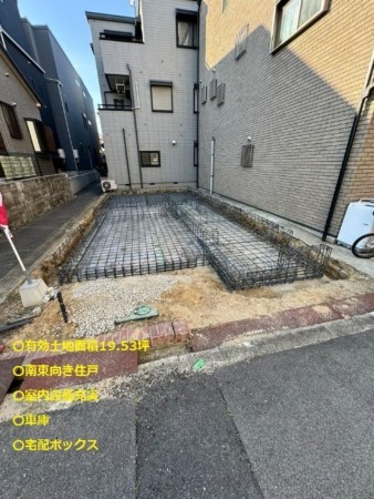 大阪市鶴見区中茶屋、新築一戸建ての外観画像です