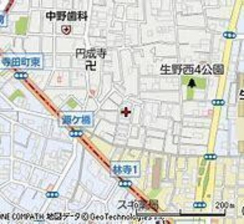 大阪市生野区生野東、中古一戸建ての郵便局画像です