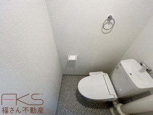 大阪市城東区鴫野西、マンションのトイレ画像です