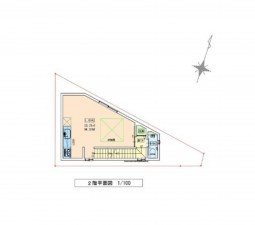 大阪市都島区毛馬町、新築一戸建ての間取り画像です