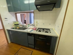 大阪市都島区毛馬町、マンションのキッチン画像です