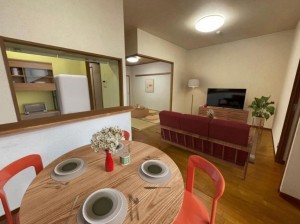 大阪市都島区毛馬町、マンションの居間画像です