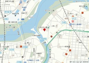 大阪市都島区毛馬町、マンションの地図画像です