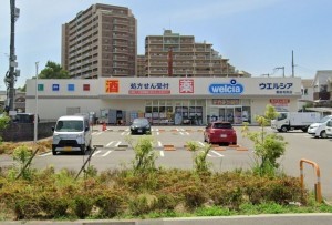 大阪市都島区毛馬町、マンションのドラッグストア画像です