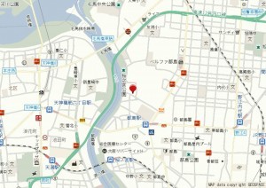 大阪市都島区善源寺町、マンションの地図画像です