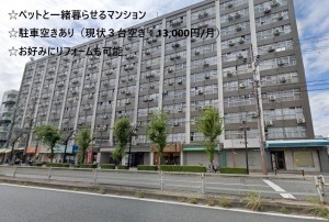 大阪市都島区友渕町、マンションの外観画像です