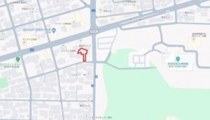 宮崎市神宮西、土地の間取り画像です