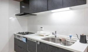 大阪市都島区中野町、中古一戸建てのキッチン画像です