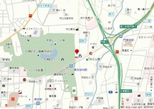 大阪市鶴見区浜、マンションの地図画像です