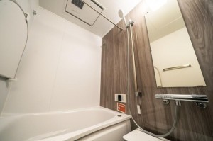 大阪市城東区古市、マンションの風呂画像です