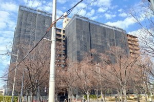 大阪市城東区新喜多東、マンションの外観画像です
