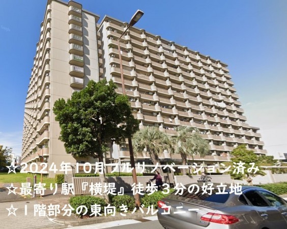大阪市鶴見区横堤、マンションの外観画像です