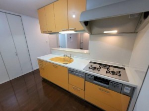 大阪市生野区中川西、中古一戸建てのキッチン画像です